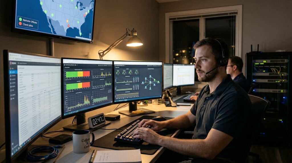 Proactive IT Management -247 Network Monitoring